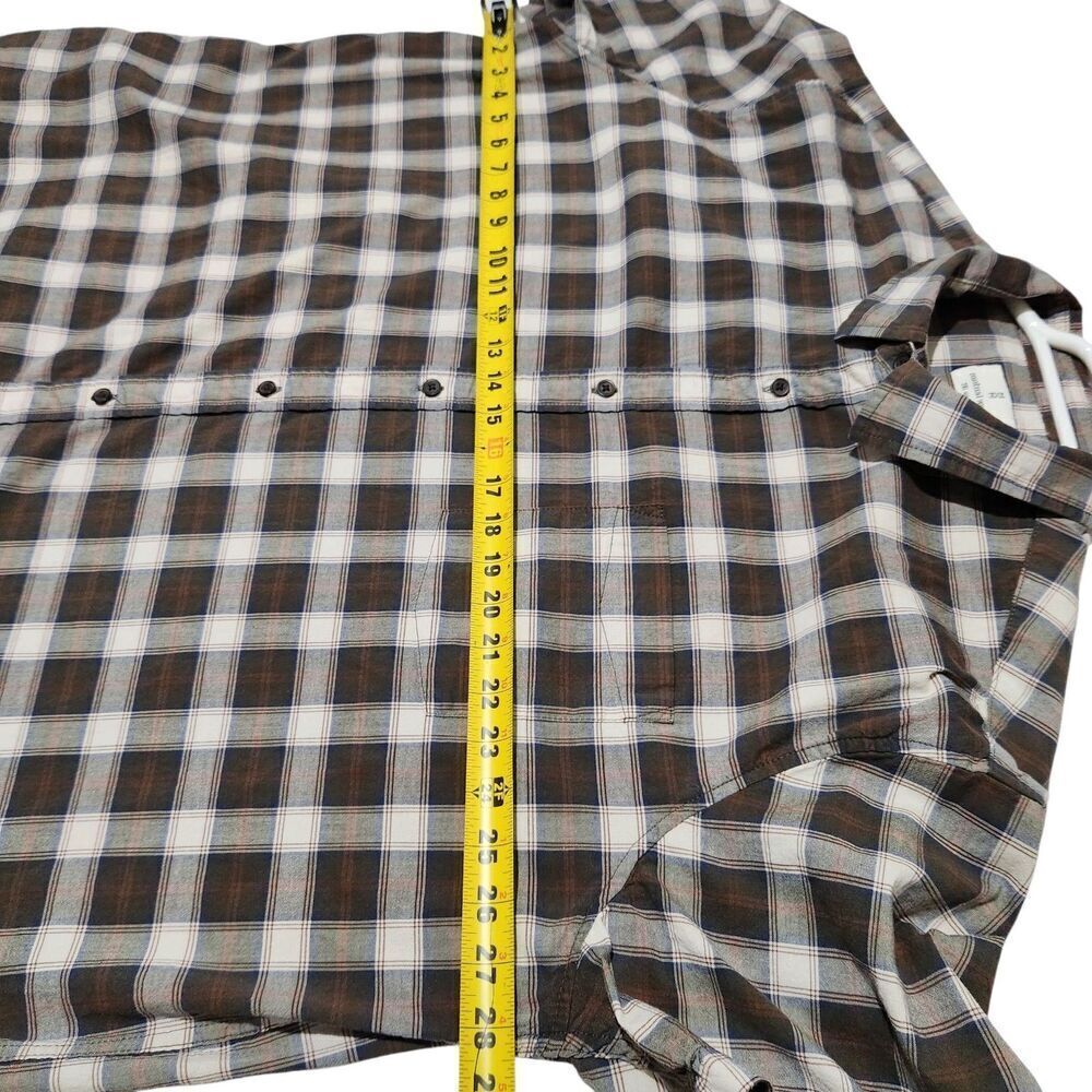 Mutual Weave Shirt Size 2XL Plaid Button Up Short Sleeve - Picture 4 of 8